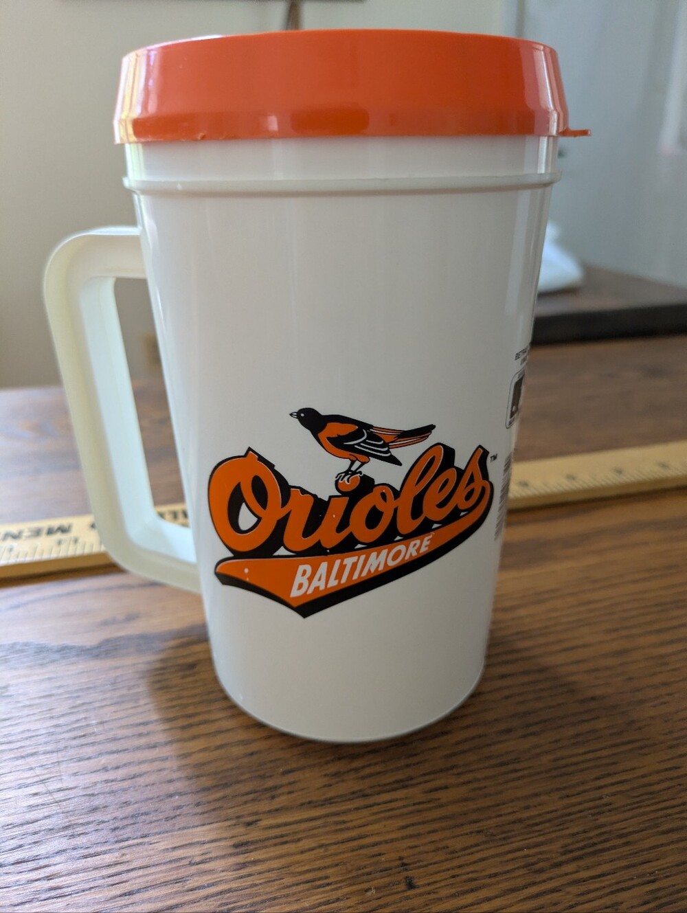 Orioles Baseball Circa 1992 Collectible Insulated Beverage Mug